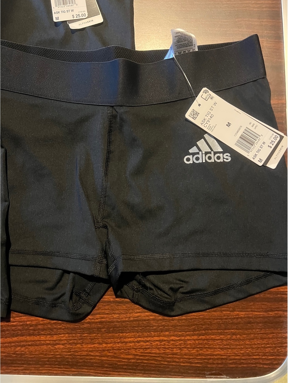 Adidas Alphaskin Black Compression Shorts Tights Medium-Bundle of 3